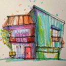 Expressive Architecture. Projekt z dziedziny  R, sunek architektoniczn,  R, sunek,  R, sunek atramentem, Sketchbook i Sketching użytkownika Nadine V - 03.06.2026
