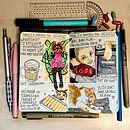 Carnet de gratitude : May 2026 sketchbook. Traditional illustration, Drawing, Stor, telling, and Sketchbook project by Stig Legrand - 06.07.2026