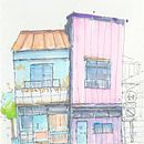 Final Project for Expressive Architectural Sketching with Colored Markers by Indee . Ilustrație arhitecturală, Desen, Ilustrație cu cerneală, Caiet de schițe și Schițe de Indee Moss - 06.07.2026