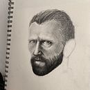 Retrato del hombre sin oreja . Un progetto di Belle arti, Disegno, Disegno a matita, Disegno anatomico, Disegno artistico, Disegno di ritratti e Illustrazione tradizionale di alecanterville - 08.06.2026