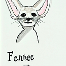 Fennec Fox. Projekt z dziedziny  R, sunek, Trad, c, jna ilustracja i Sketching użytkownika chloedolandis - 11.06.2026