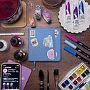 Noche de Sketchbook Ein Projekt aus dem Bereich Smartphonefotografie, Digitalfotografie, Lifest, le-Fotografie, Fotografie für Instagram, Instagram, Content-Marketing, Marketing für Instagram, Mobile Marketing und Social Media von Carli Berrio - 15.06.2026