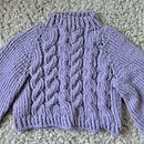 Sweater lilac bulky . Un progetto di Maglia e Textile Design di Manina Schwarz - 15.06.2026