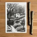 Dibujo arquitectónico con rotuladores de punta fina . Ilustrație arhitecturală, Desen, Ilustrație cu cerneală & Ilustrație tradițională de Anke Weber - 06.21.2026