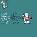 Primer intento de diseño de personaje. Un projet de Conception de personnages, Dessin, Dessin anatomique et Illustration traditionnelle de Andres Garcia - 03.07.2026
