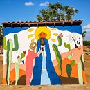 Releitura de Nossa Senhora Aparecida . Artes plásticas projeto de Edna Poline - 04.07.2026