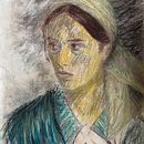 Lisa (Pastel Study), July 2026. Esboçado, Desenho, e Desenho de retrato projeto de Florian Clemente - 07.07.2026