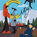 City Soul: Love, Angels, and the Streets. Ilustração tradicional, Design de personagens, Desenho e Ilustração digital projeto de Stanislav - 07.07.2026