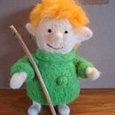 Needle feltes Bobba the Gorgel . % mienekekraaijeveld tarafından hazırlanan Sanat ve El Sanatları, Oyuncak Tasarımı, Elyaf Sanatları, İğne Keçeleme, Ve Tekstil Tasarımı projesi - 07.07.2026