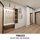 Cabinet shoe and wardrobe . Un progetto di Interior design, Modellazione 3D e Progettazione 3D di Kristýna Hrášková - 08.07.2026
