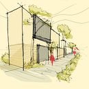 Casa 44 Croquis Arquitectonico. Un proyecto de Diseño de interiores, Ilustración arquitectónica, Visualización arquitectónica y Diseño de espacios de Nicolas Mendez - 09.07.2026