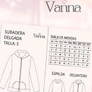 patronaje de sudadera. Pattern Design, Design de moda, e Modelagem e confecção projeto de Giovanna Reveco - 09.07.2026