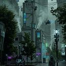 ReBoot: Alone in the Network. Un progetto di Fotografia, Architettura, Illustrazione digitale, Arte concettuale, Manga e Intelligenza Artificiale di Larissa Koncz - 16.07.2026