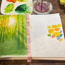 Bosque imaginario a contraluz. Een project van Traditionele illustratie,  Beeldende kunst y  Tekening van Lily Portius Yáñez - 21.07.2026