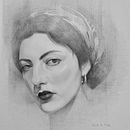 Woman is graphite . Ilustrație tradițională, Arte plastice, Schițe, Desen în creion, Desen, Desen de portret, Desen realist, Desen artistic și Figura Desen de Elle M. - 07.22.2026