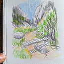 Paseo con el cuaderno Ein Projekt aus dem Bereich Traditionelle Illustration, Bildende Künste, Skizzenentwurf, Bleistiftzeichnung, Zeichnung, Artistische Zeichnung und Sketchbook von Luis Félix - 24.07.2026
