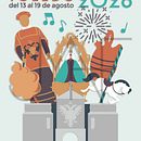 Cartel Feria y Fiestas Toledo 2026 PROPUESTA. Un progetto di Design, Graphic design e Illustrazione digitale di Jose María Aguado - 27.07.2026