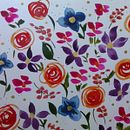 Floral pattern. Un proyecto de Ilustración tradicional, Pattern Design, Pintura a la acuarela e Ilustración botánica de jmackenzienorthmountain - 27.07.2026