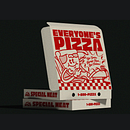 Legal Cannibalism Conceptual Pizza Brand. Un projet de Design , Design graphique et Illustration numérique de yssaacaylar - 29.07.2026