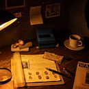 Designing and Making Graphic Props for Filmmaking. Artesanato, e Design gráfico projeto de Tatiana Leitl - 02.08.2026
