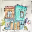 Architectural Project 01 . Schițe, Desen, Ilustrație arhitecturală, Caiet de schițe & Ilustrație cu cerneală de Diego Della Tommasa - 08.02.2026
