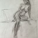 Figure drawing with charcoal Ein Projekt aus dem Bereich Bildende Künste, Zeichnung, Realistische Zeichnung und Anatomische Zeichnung von Victoria Hindle - 02.08.2026