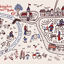 Abingdon Wool Trade C13th. Een project van Traditionele illustratie, Digitale illustratie, Digitale tekening y Graveren van Lisa Wyatt - 05.08.2026