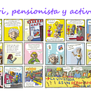 MARI, PENSIONISTA Y ACTIVISTA. Projekt z dziedziny  Sztuki piękne, Komiksy,  Rysunek, Storyboard i Narracja użytkownika Otilia Navarro - 10.08.2026
