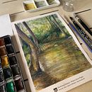 Torrente Camigliati. Artes plásticas, Pintura, e Pintura em aquarela projeto de Egidio Calabrese Violetta - 11.08.2026