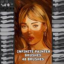Free 48+ brushes for Infinite Painter. Ilustração tradicional, Artes plásticas, Design gráfico, Desenho, Ilustração digital, e Design têxtil projeto de Lily Lovell - 14.08.2026