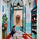 Trattoria . Un proyecto de Ilustración tradicional, Bocetado, Dibujo, Ilustración arquitectónica, Sketchbook y Pintura gouache de catascraft - 15.08.2026