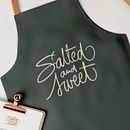 Salted and Sweet. Un projet de Illustration traditionnelle, Branding et identité, Design graphique, Calligraphie , et Création de logos de Natasha Leis Céspedes - 15.08.2026