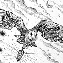 Mystic Feathers book illustrations. Ilustração tradicional, e Design gráfico projeto de Ágnes Erdei-Gulácsi - 22.08.2026