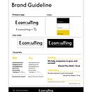 Econzulting — Visual Identity Design . Design, Branding și identitate, Design grafic și Design de logo de bahareh_t_design - 08.26.2026