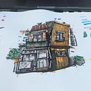 Expressive Artchitectural Sketching Final Project . Schițe, Desen, Ilustrație arhitecturală, Caiet de schițe & Ilustrație cu cerneală de Utku Gürler - 08.26.2026