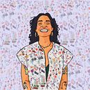 Chica sonriente. Un proyecto de Bellas Artes, Dibujo e Ilustración digital de n_arayavaras - 31.08.2026