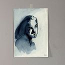 Retrato atmosférico . Un progetto di Belle arti, Pittura, Pittura ad acquerello e Disegno di ritratti di alexandrerodriguespotter - 01.09.2026