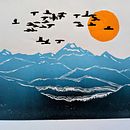 Mehrfarbiger Linolschnitt Ein Projekt aus dem Bereich Traditionelle Illustration, Handwerk, Bildende Künste, Prägung und Illustration mit Tinte von Martina Riel - 03.09.2026