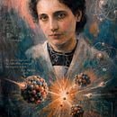 Lise Meitner . Ilustrație tradițională, Desen & Ilustrație digitală de Mentiradeloro Esther Cuesta - 09.06.2026