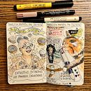 Carnet de gratitude : August 2026 sketchbook. Un proyecto de Ilustración tradicional y Dibujo de Stig Legrand - 07.09.2026