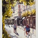 ruelle de paris a l'aquarelle urban. Un proyecto de Ilustración tradicional y Bellas Artes de Florence Salvati - 09.09.2026