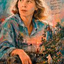 Tove Jansson . Ilustrație tradițională, Desen & Ilustrație digitală de Mentiradeloro Esther Cuesta - 09.12.2026
