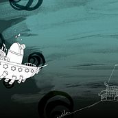 Castillo de Marbel (cuento infantil). Design, and Traditional illustration project by Anxo Fariña - 07.22.2009