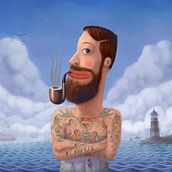Sailor´s Dream. Traditional illustration project by Javier Verdugo - 09.04.2009