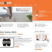 Web Luxum.es. Design, Traditional illustration, UX / UI, IT, and Photograph project by Sergio Albors - 01.23.2010