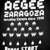 Camiseta AEGEE-Zaragoza. Design, and Advertising project by Juan Marc Martin - 01.26.2010