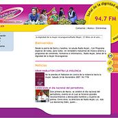 Radio Mujer. Design, Programming, UX / UI & IT project by quintajose - 02.04.2010