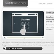 Publiaescala.com. Design, Motion Graphics, and Programming project by Francisco Gallego - 02.10.2010