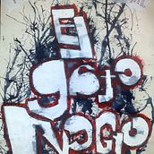 Cartel De la Representacion teatral El gato negro de edgar allan poe. Traditional illustration project by Maximiliano Ezequiel Maini Puhl - 02.26.2010