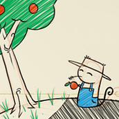 Oneeyedman&Deunan. Traditional illustration project by Carlos Mañas Aldaya - 03.10.2010